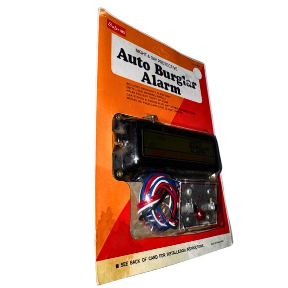 Vintage Safer-EMCO Auto Burglar Alarm NOS | 1970s Car Accessory - Picture 8 of 10